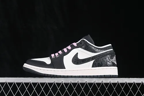 All categories Air Jordan Jordan series basketball shoes Air Jordan 1 Low G version pure original Air Jordan 1 Low AJ1 Joe 1 burst pattern black and white low-top retro culture basketball shoes II0595-001